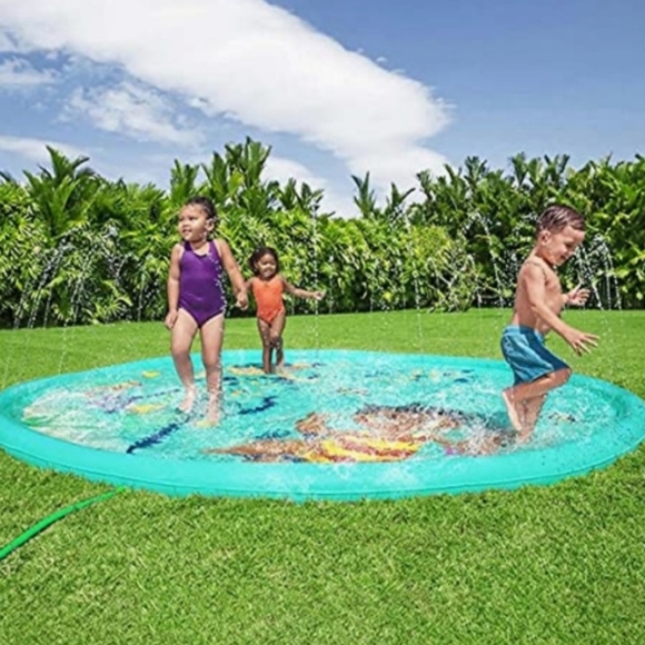 COPY - Kid's H20 GO Under Water Adventure  Sprinkler Pad 11ft round easy setup … - Picture 4 of 6